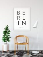 Berlin Minimal Word Print