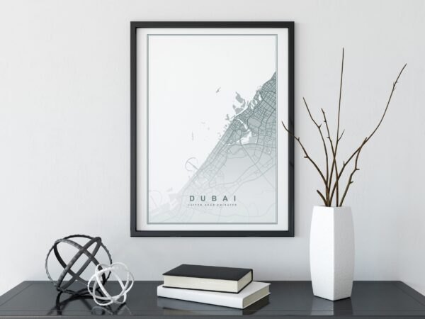 Dubai Map Print