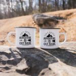 Adventure Is Out There 12oz Enamel Mug