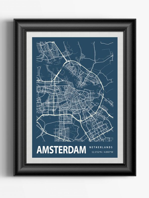 Amsterdam Map Print