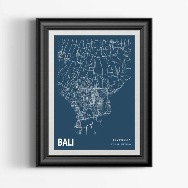 Bali Map Print