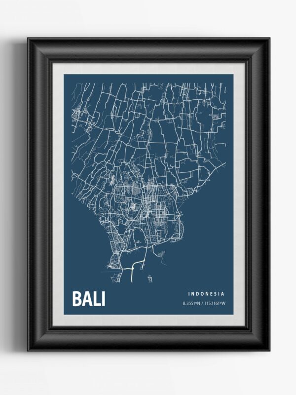 Bali Map Print