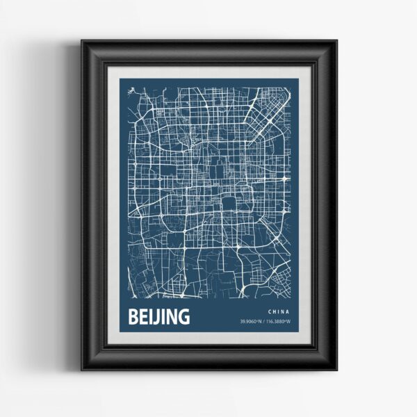 Beijing Map Print