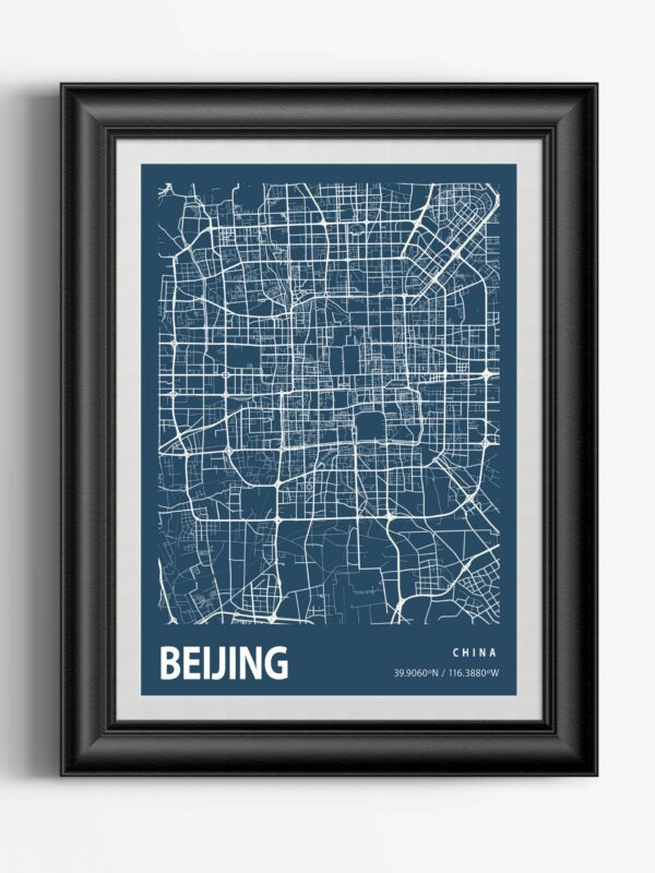 Beijing Map Print