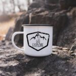 Go Explore 12oz Enamel Mug