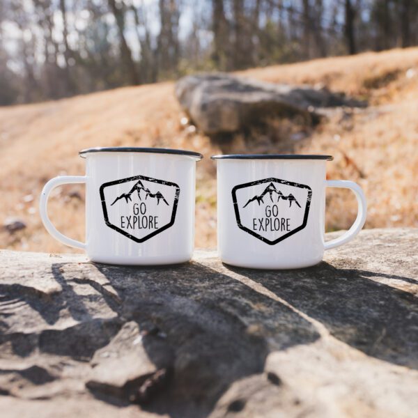 Go Explore 12oz Enamel Mug