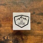 Go Explore Ceramic Coaster