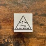 Camping Adventure Ceramic Coaster