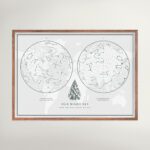 Custom Double Star Map Print