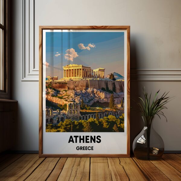 Athens Travel Print