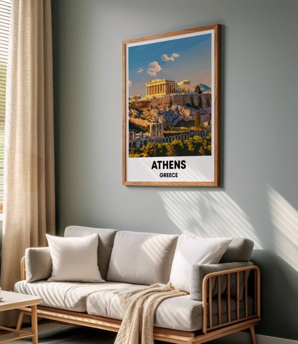 Athens Travel Print