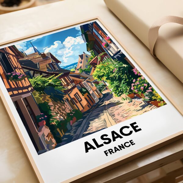 Alsace Travel Print