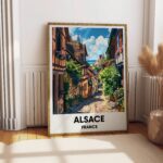 Alsace Travel Print