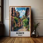 Alsace Travel Print