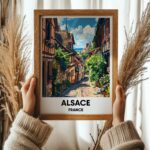 Alsace Travel Print