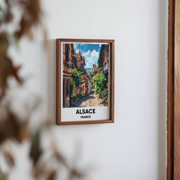 Alsace Travel Print