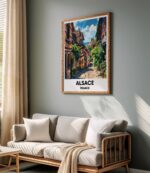 Alsace Travel Print