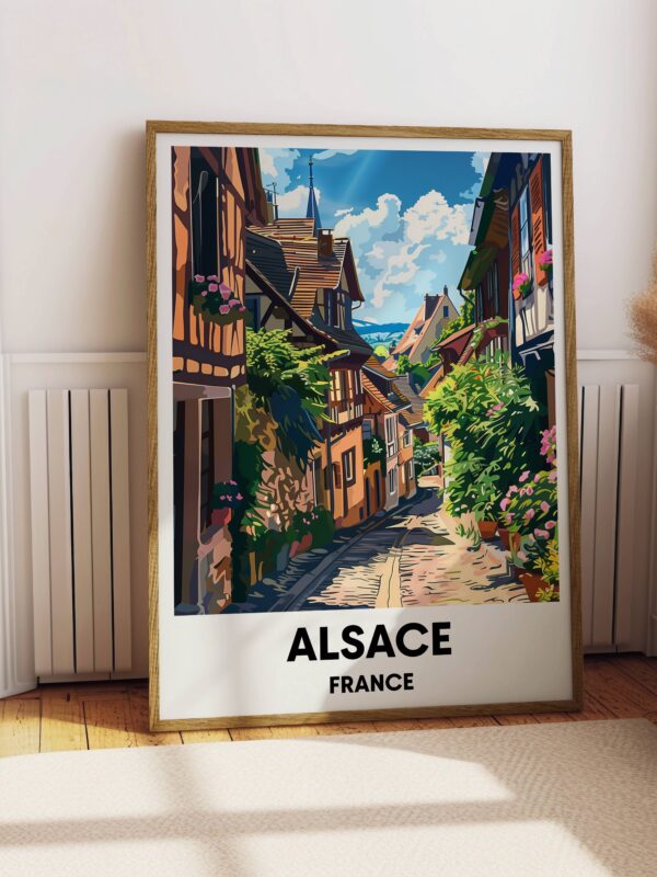 Alsace Travel Print