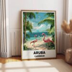 Aruba Travel Print