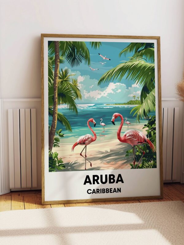 Aruba Travel Print