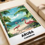 Aruba Travel Print