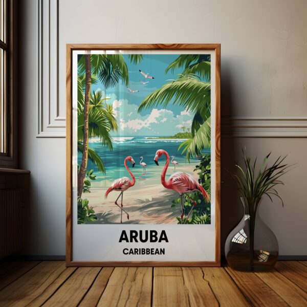 Aruba Travel Print