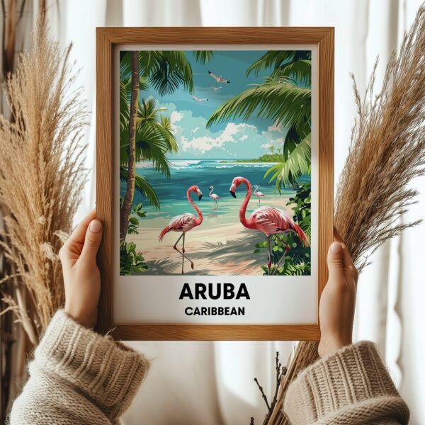 Aruba Travel Print