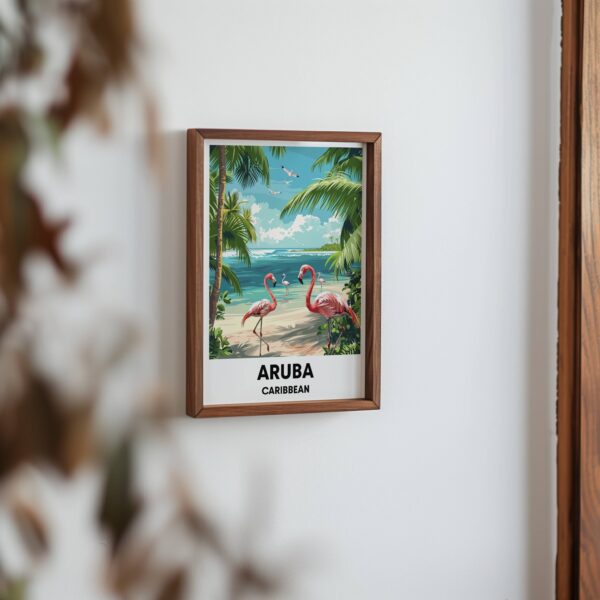 Aruba Travel Print