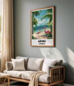 Aruba Travel Print