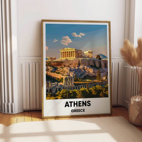 Athens Travel Print