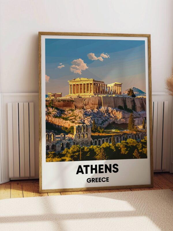 Athens Travel Print