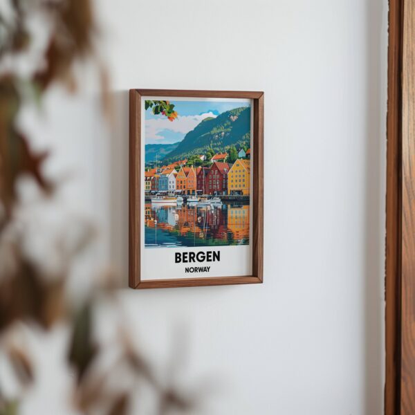 Bergen Travel Print