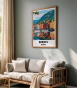 Bergen Travel Print