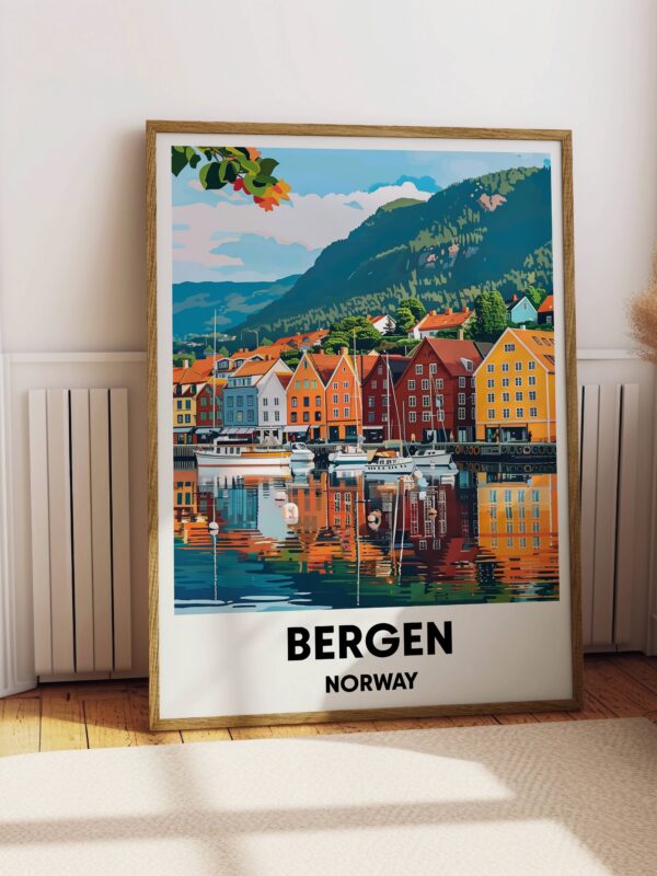 Bergen Travel Print