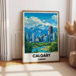 Calgary Travel Print