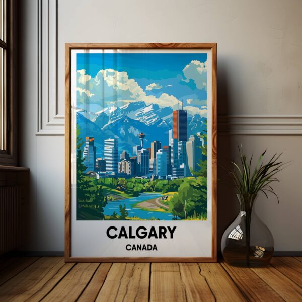 Calgary Travel Print