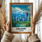 Calgary Travel Print