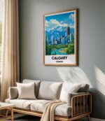 Calgary Travel Print