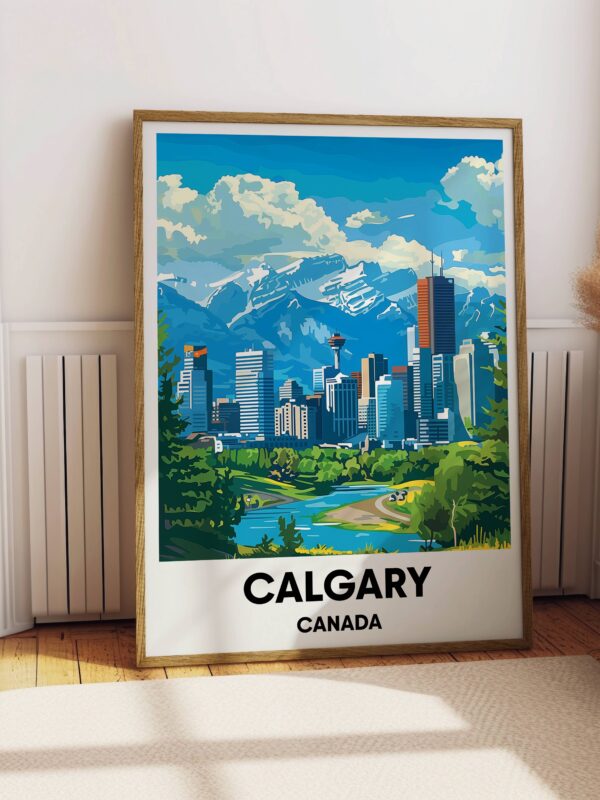 Calgary Travel Print