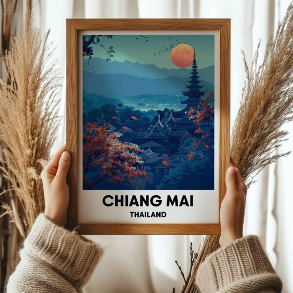 Chiang Mai Travel Print