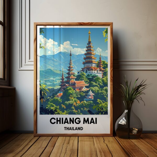 Chiang Mai Travel Print