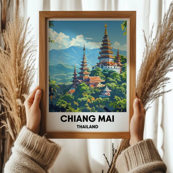 Chiang Mai Travel Print