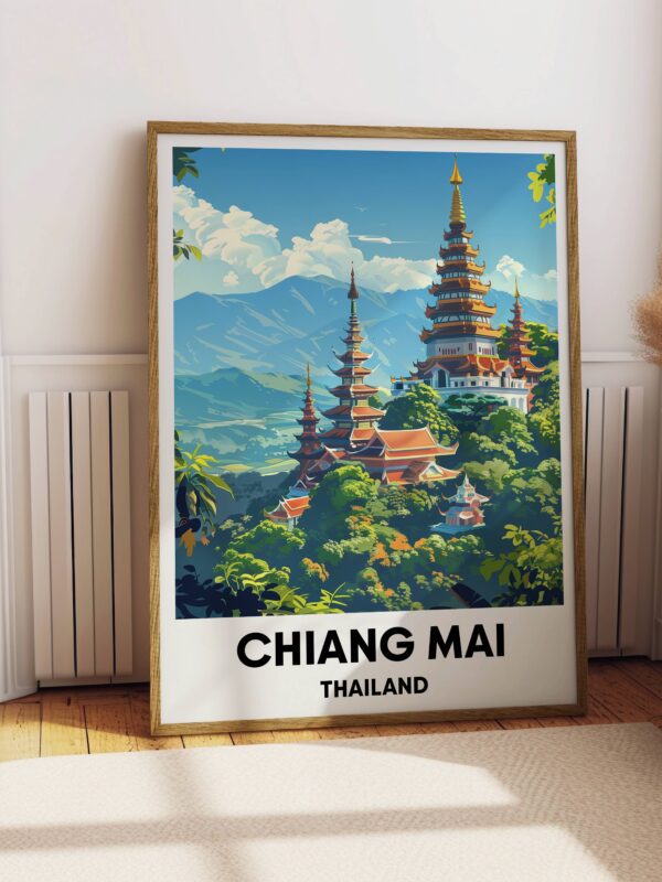 Chiang Mai Travel Print