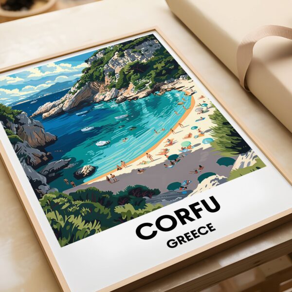 Corfu Travel Print