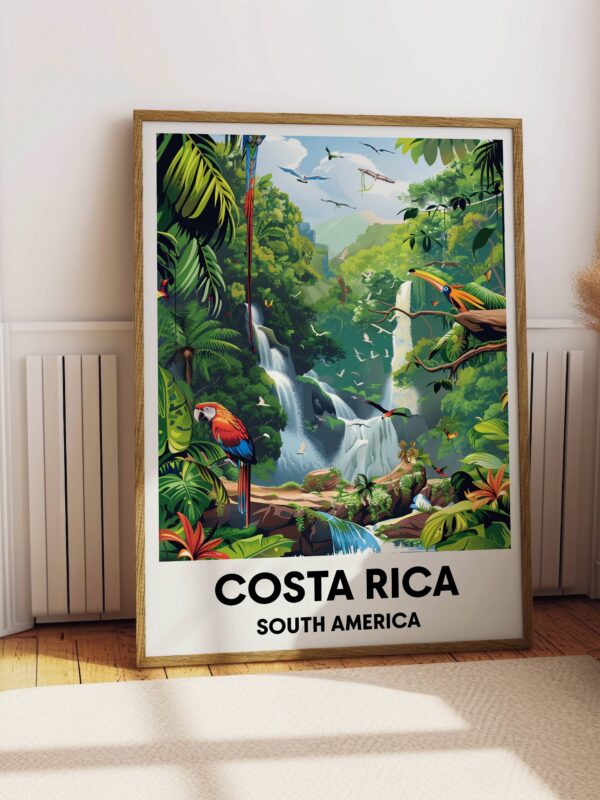 Costa Rica Travel Print