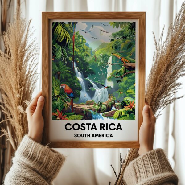 Costa Rica Travel Print