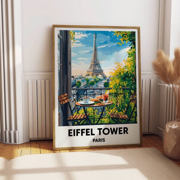 Eiffel Tower Paris Travel Print