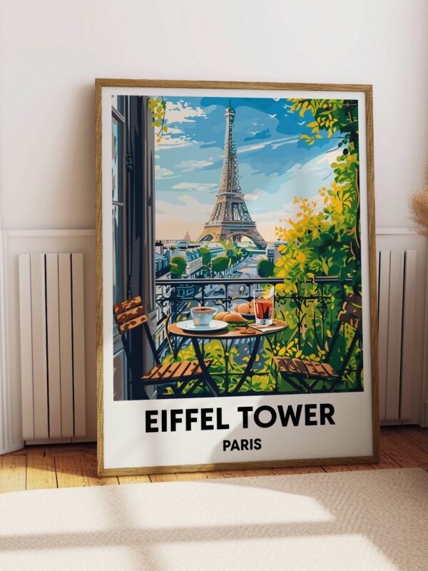 Eiffel Tower Paris Travel Print