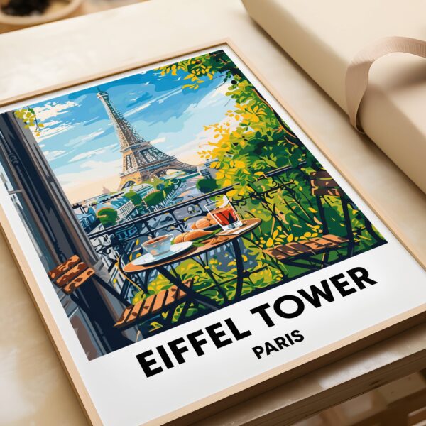 Eiffel Tower Paris Travel Print