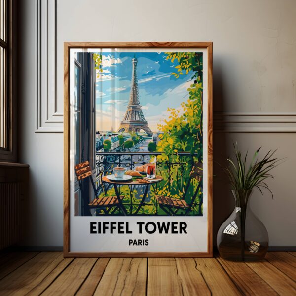 Eiffel Tower Paris Travel Print